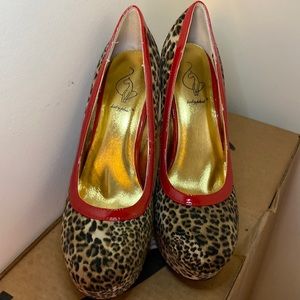 Baby phat animal print 6inch heel